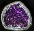Amazing Amethyst Geode Display On Stand - Museum Piece #31211-2